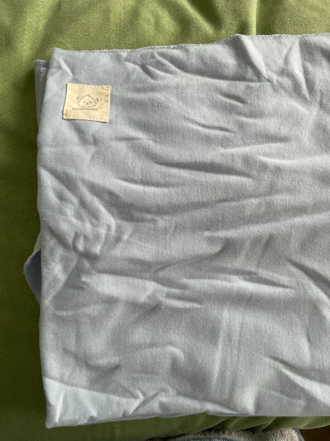 KeaBabies Light Blue Muslin Swaddle Blanket - photo 3