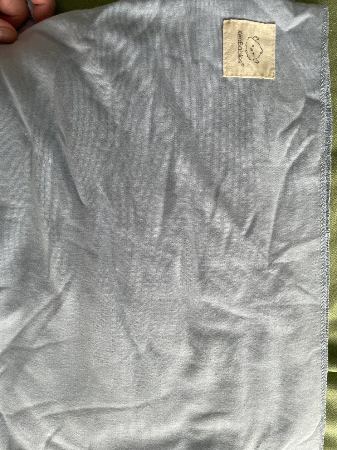 KeaBabies Light Blue Muslin Swaddle Blanket - photo 2