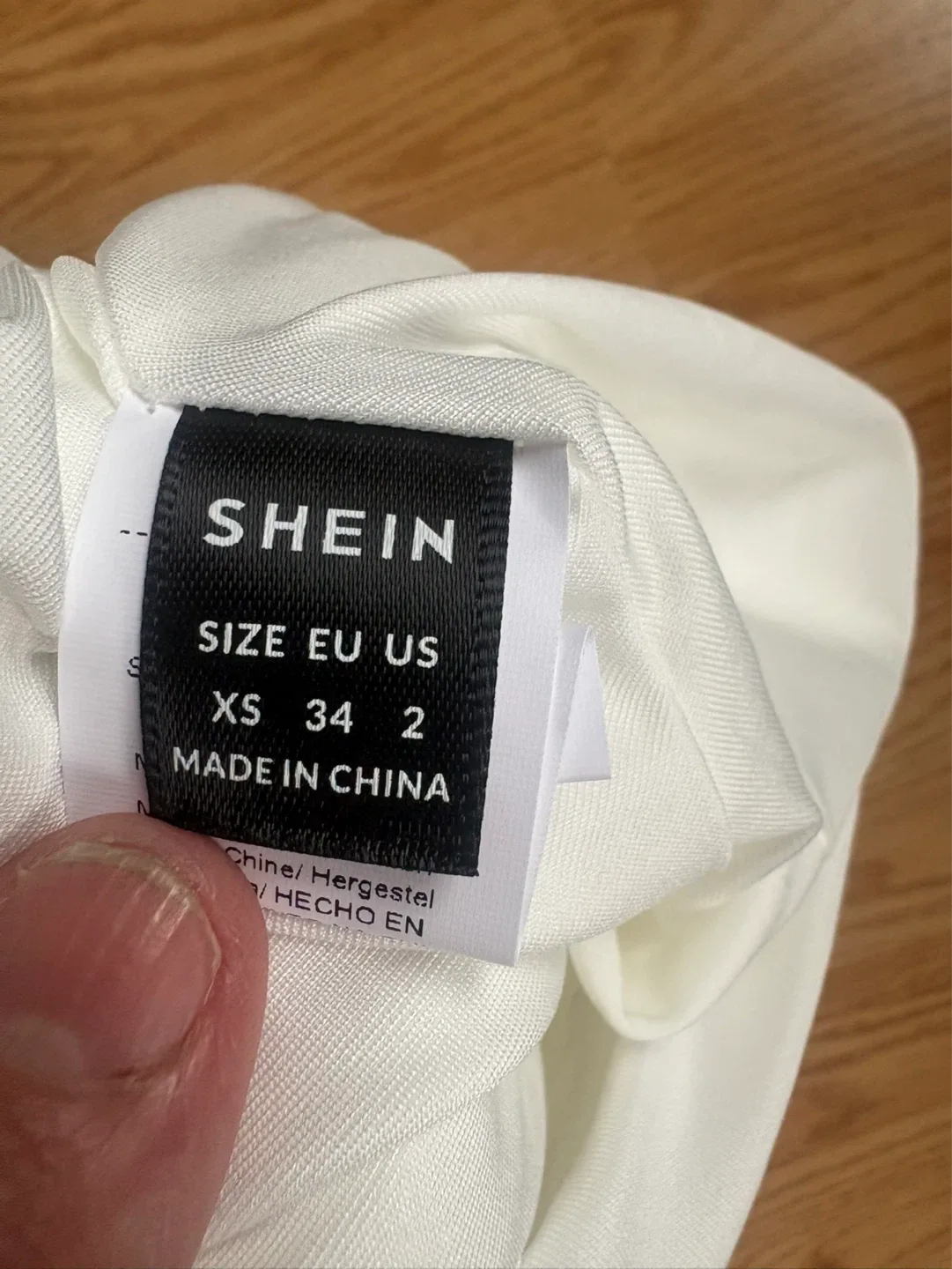 SHEIN White Skort Size XS - photo 2
