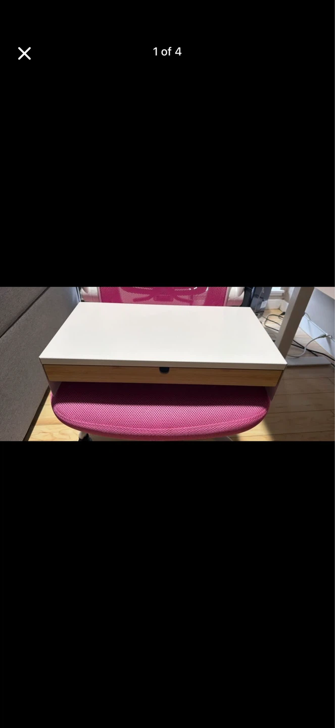 IKEA Monitor Stand with Drawer - photo 3
