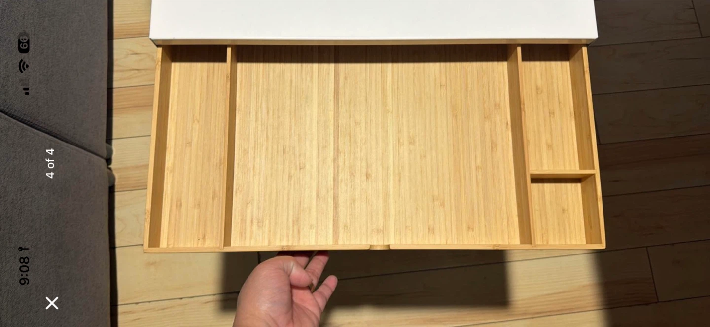 IKEA Monitor Stand with Drawer - photo 5