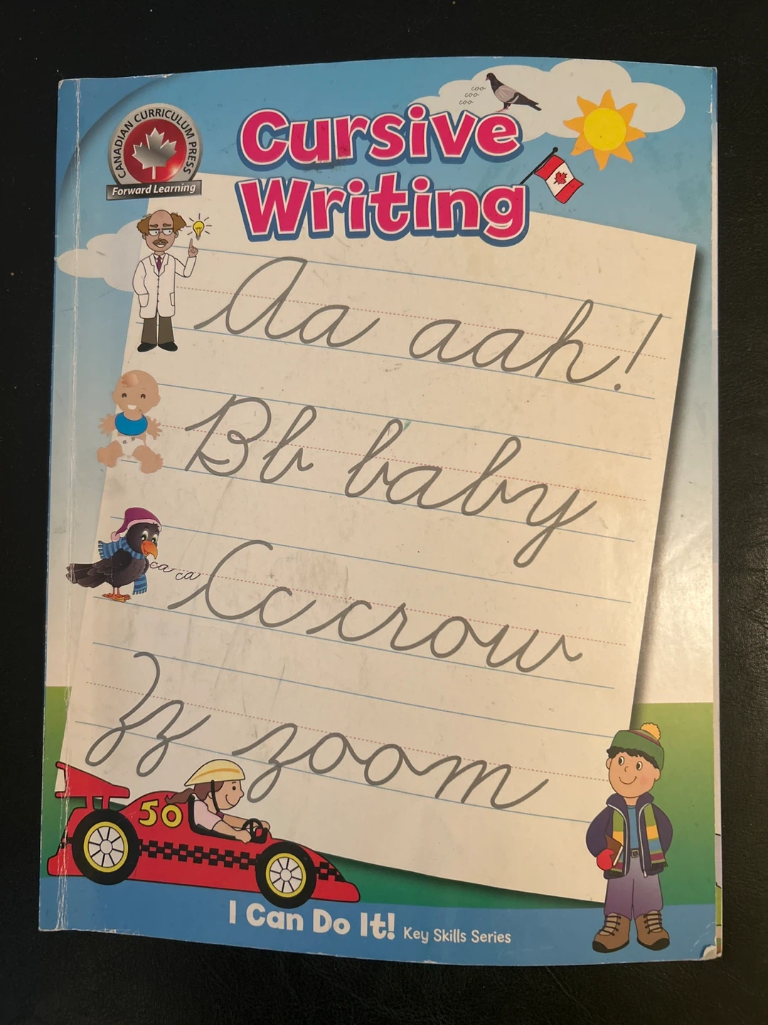 Canadian Curriculum Press Cursive Writing Workbook