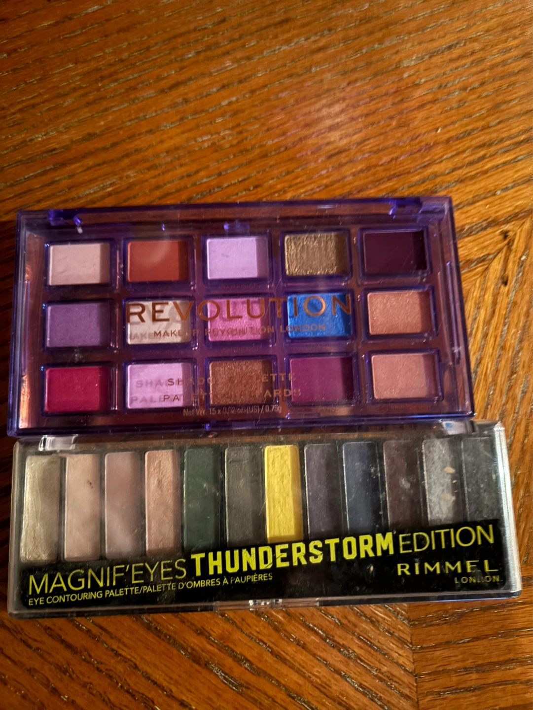 Revolution & Rimmel Eyeshadow Palettes