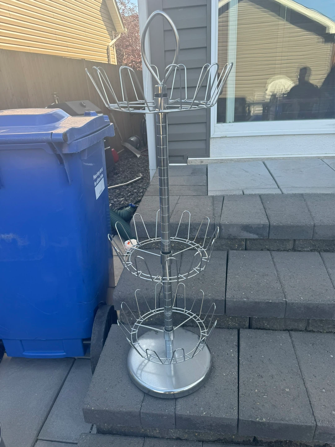 3-Tier Metal Shoe Rack Organizer