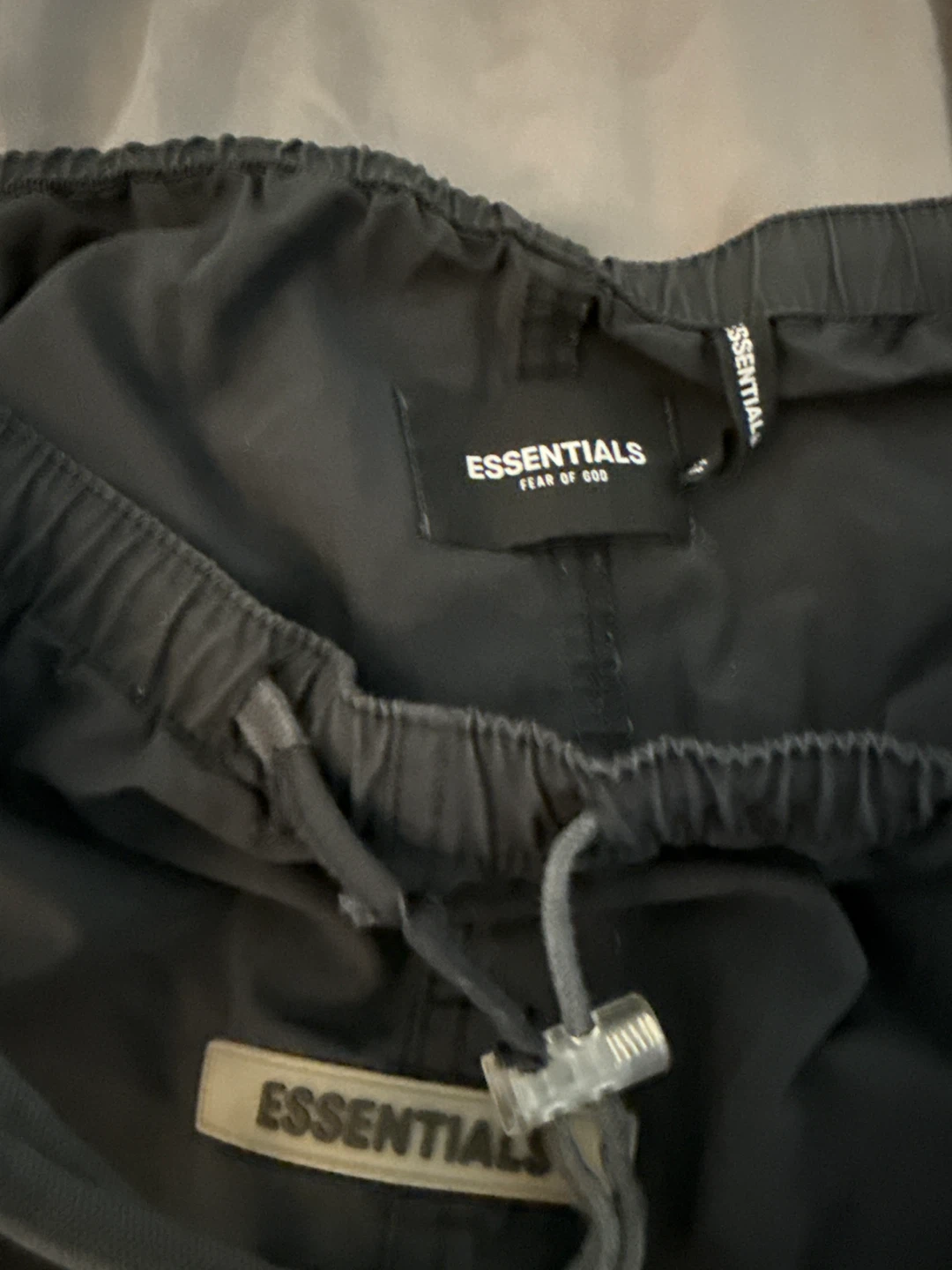 Fear of God Essentials Black Shorts - photo 3