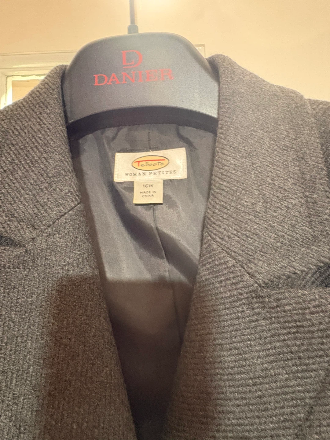 Talbots Woman Petites Grey Blazer Size 16W - photo 3