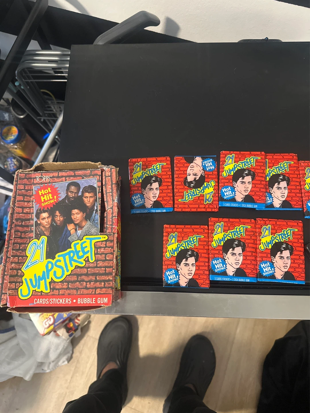 Topps 21 Jumpstreet Cards Stickers Bubble Gum Wax Pack Lot