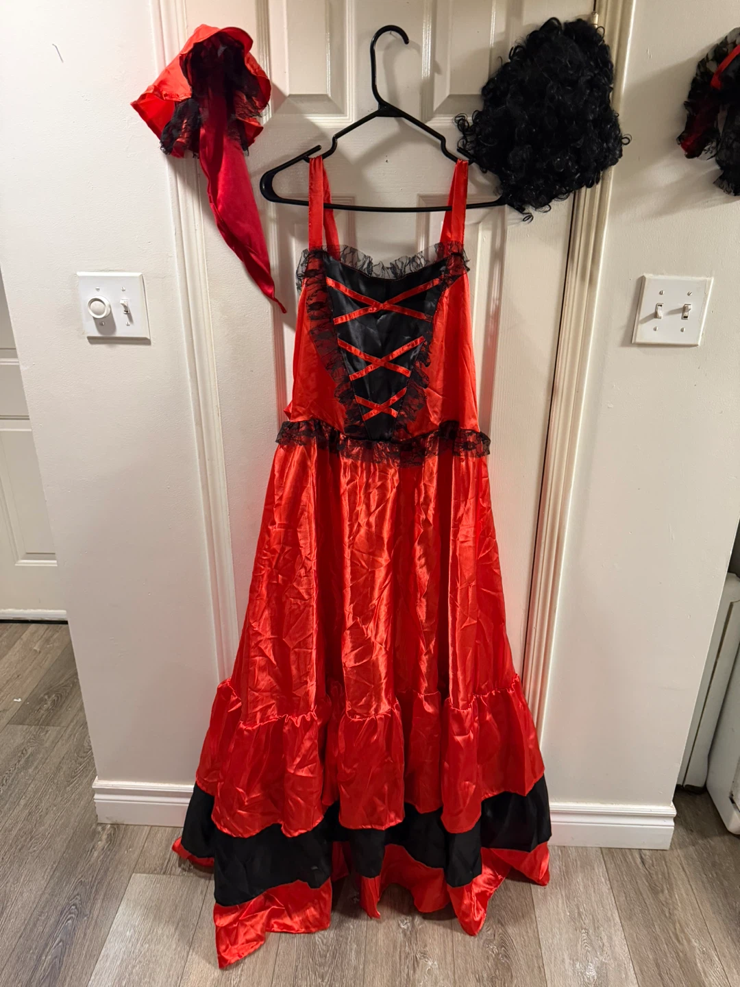 Smiffy's Burlesque Costume Red and Black - photo 3