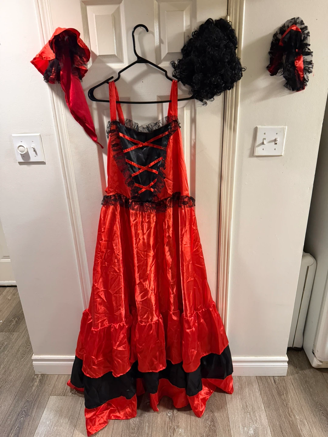 Smiffy's Burlesque Costume Red and Black - photo 2