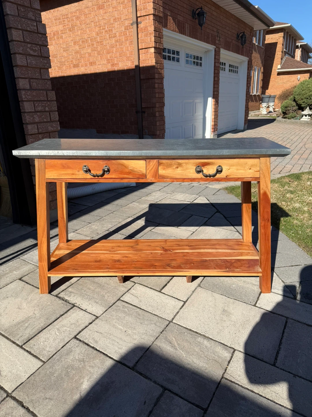 Industrial Entryway Table - 52” by 16”
