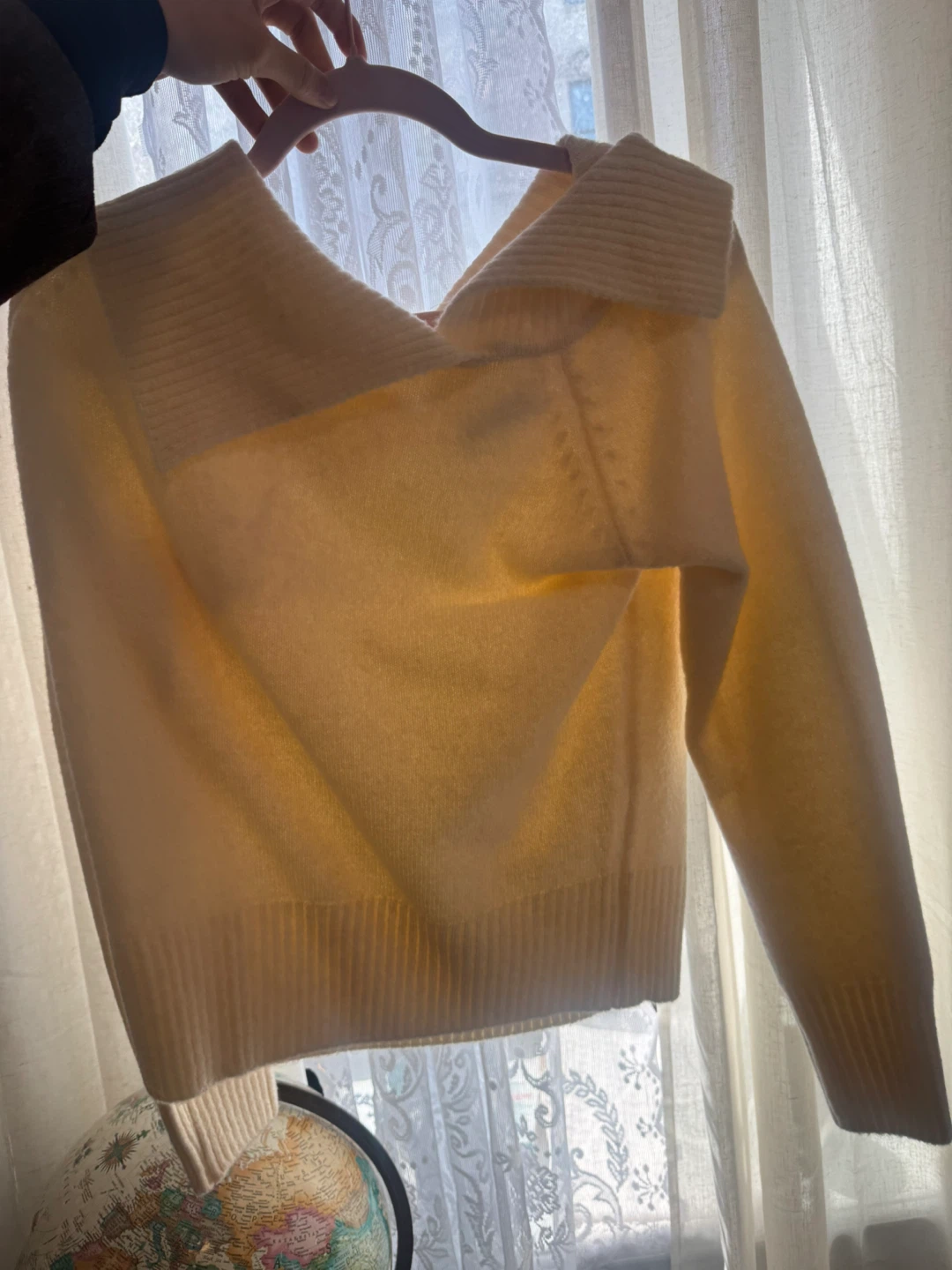 From Korea - Off Shoulder Knit Sweater