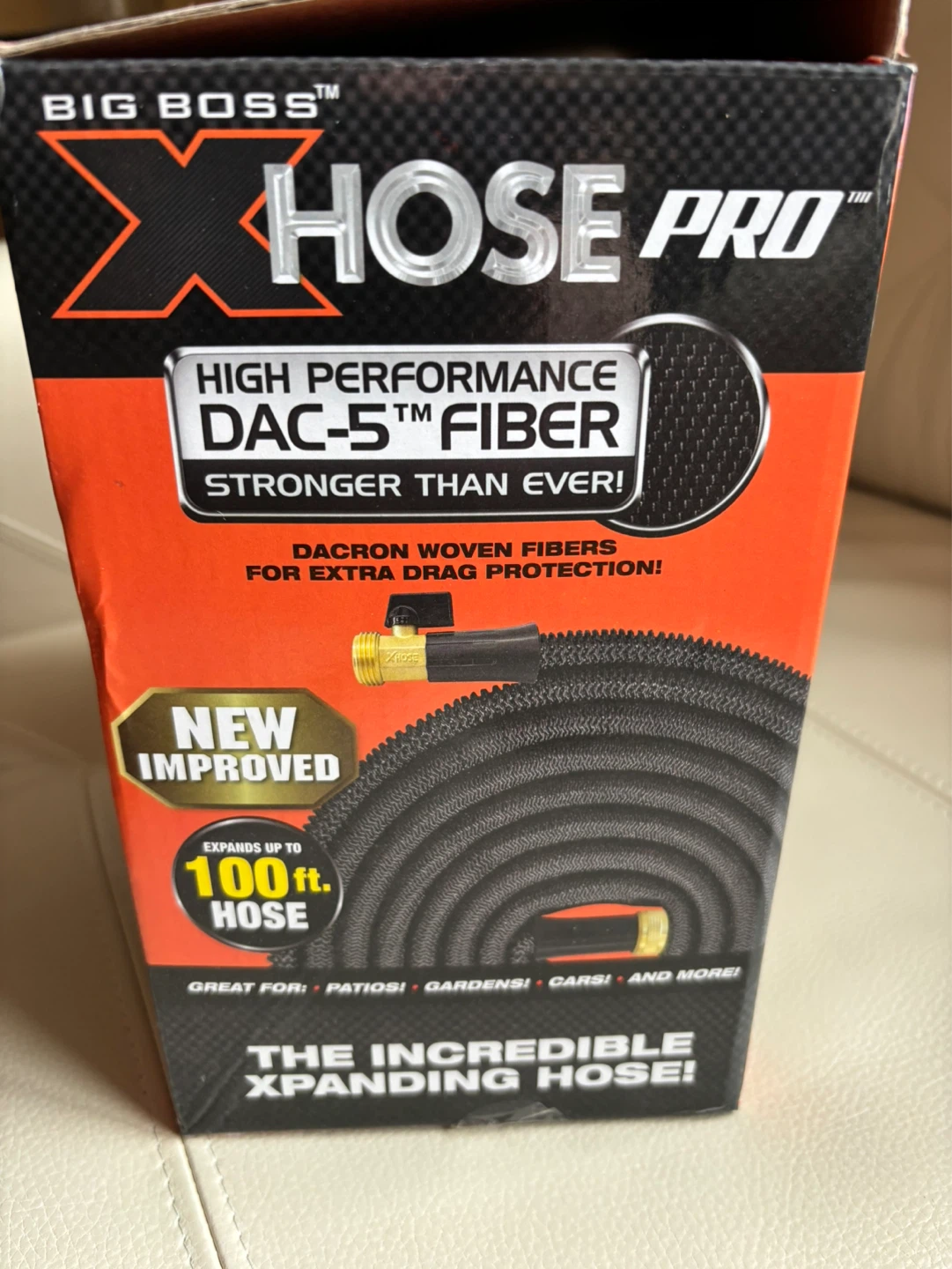 Big Boss X Hose Pro DAC-5 Fiber Expanding Garden Hose - 100 ft - photo 2