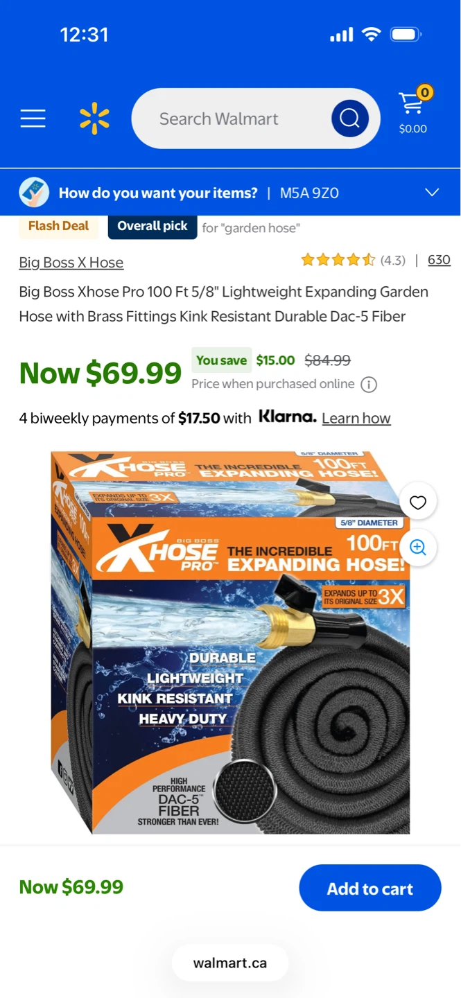 Big Boss X Hose Pro DAC-5 Fiber Expanding Garden Hose - 100 ft