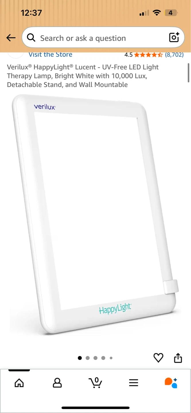 Verilux HappyLight Therapy Lamp VT22 - photo 3