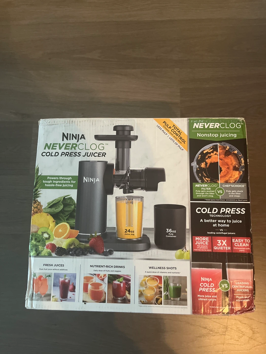 Ninja NeverClog Cold Press Juicer (New in box)