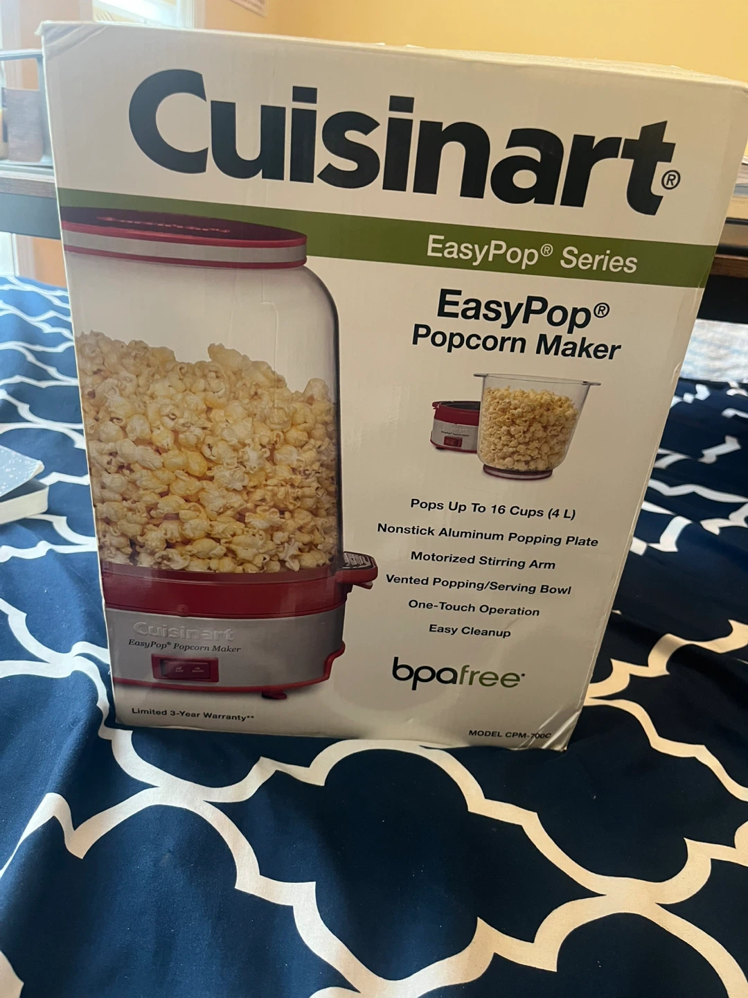 Cuisinart EasyPop Popcorn Maker CPM-7000
