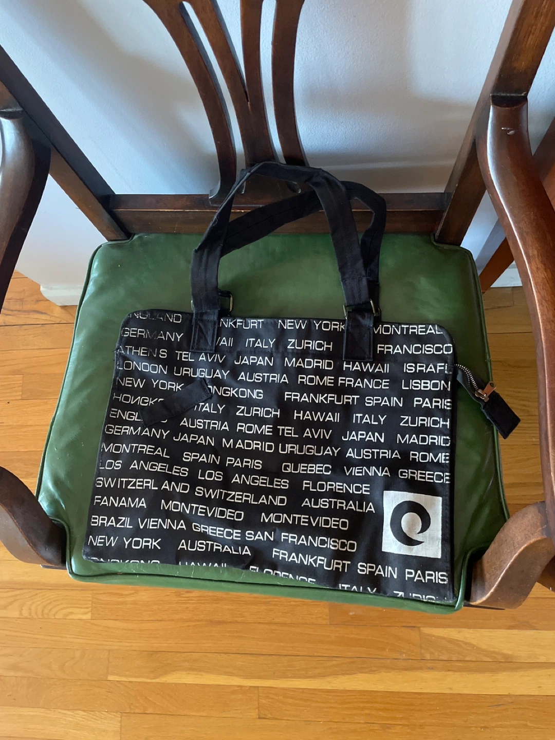 Monogrammed City Print Tote Bag - photo 2
