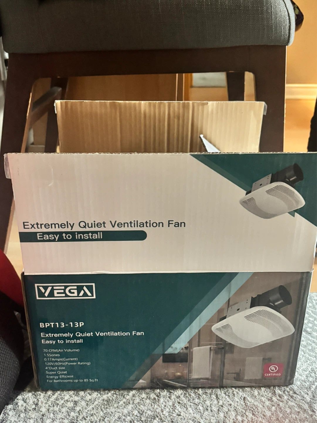 VEGA BPT13-13P Extremely Quiet Ventilation Fan - photo 2