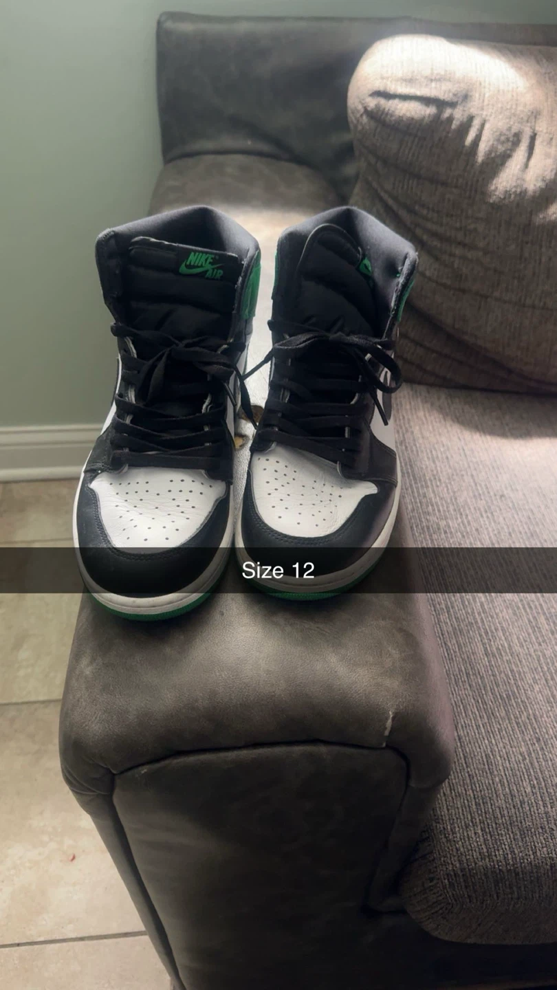 Jordan 1 High "Lucky Green" Size 12 - photo 3