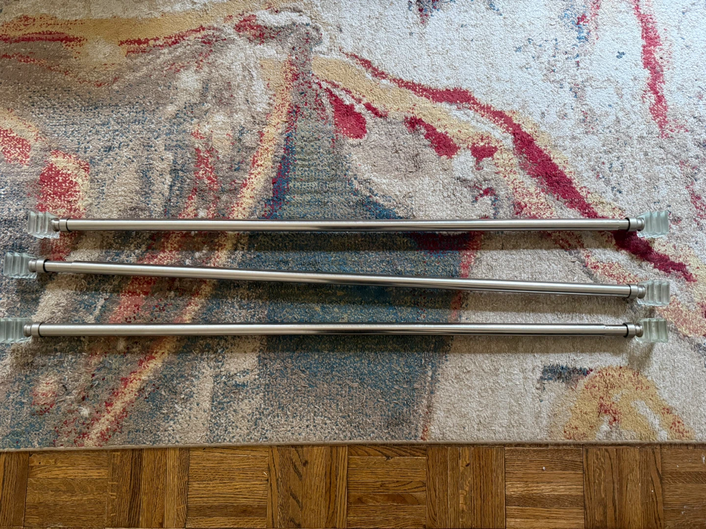 Curtain Rods with Crystal Finials - photo 2