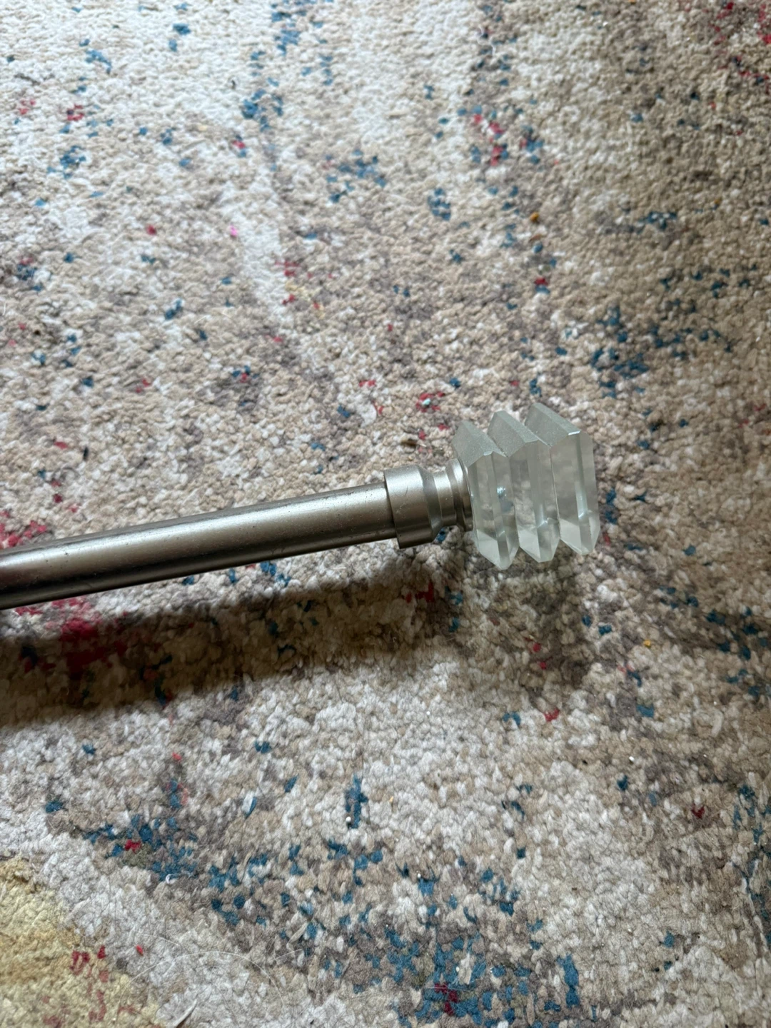 Curtain Rods with Crystal Finials - photo 3