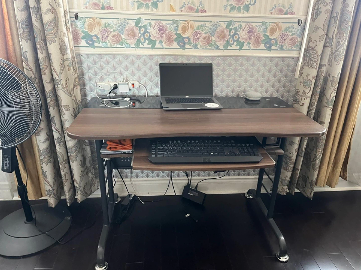 Computer Desk with Keyboard Tray - photo 2