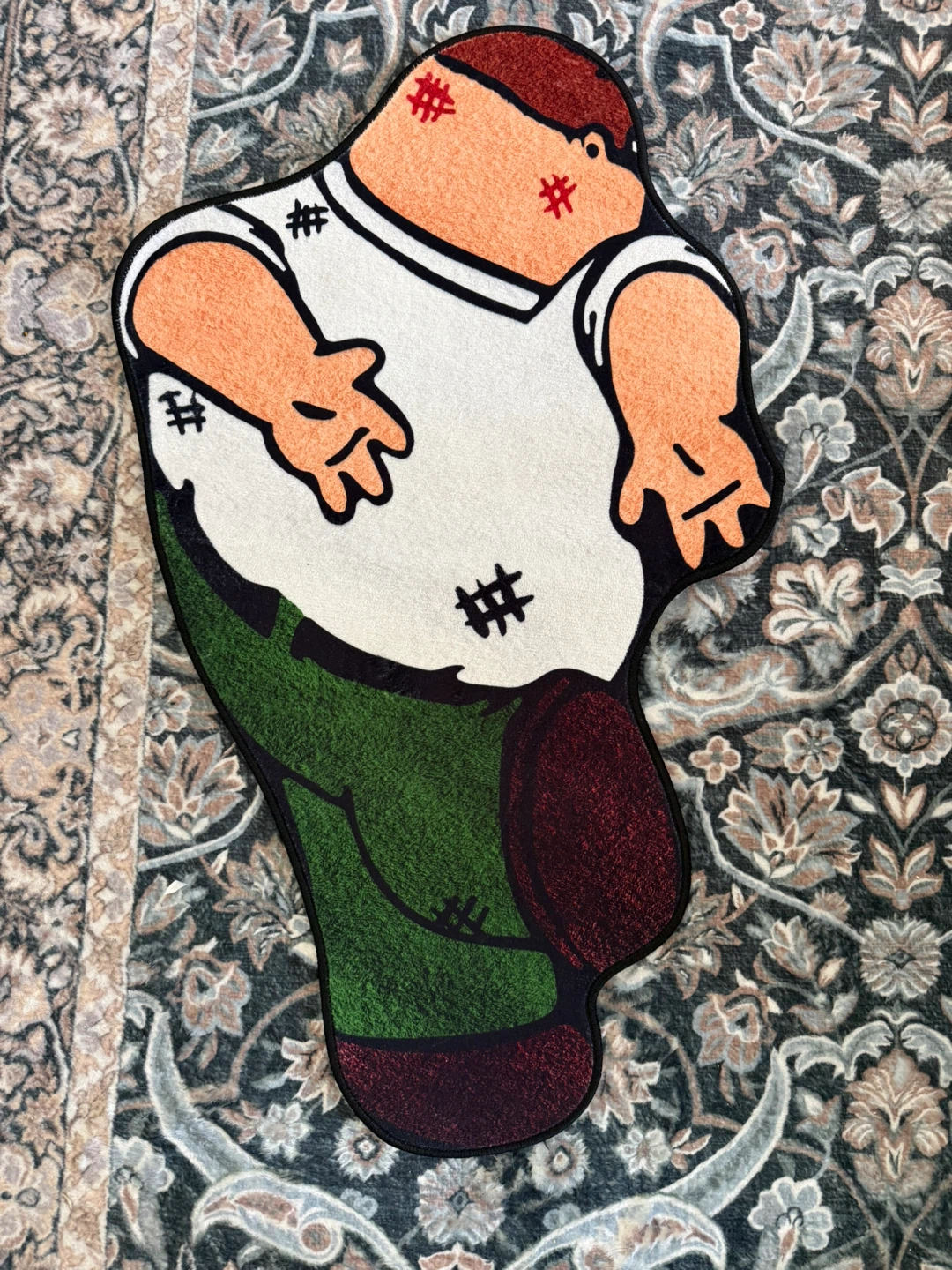 Peter Griffin Rug – | Unique Cartoon Design | 3 Available