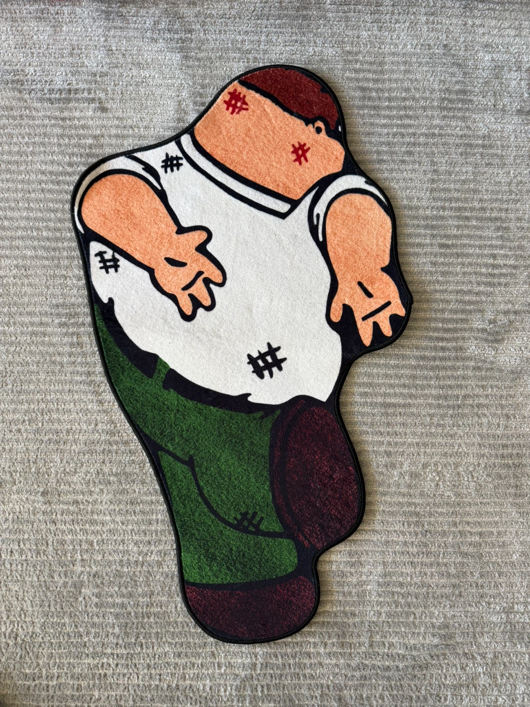 Peter Griffin Rug – | Unique Cartoon Design | 3 Available - photo 2