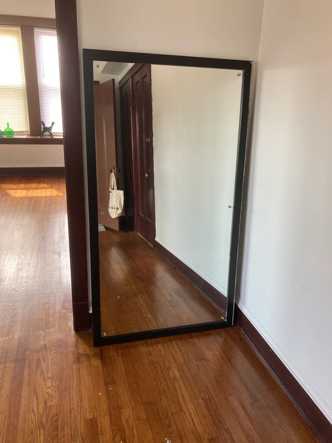 Full Length Mirror with Black Frame - photo 3