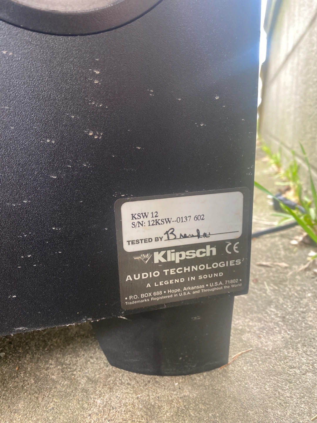 Klipsch KSW 12 Subwoofer - photo 3