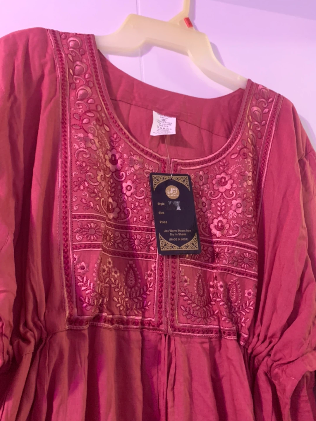 Embroidered Maxi Dress - photo 2