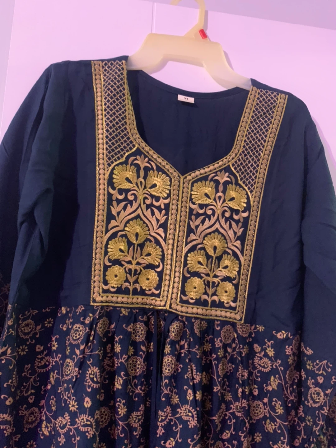 Embroidered Maxi Dress - photo 5