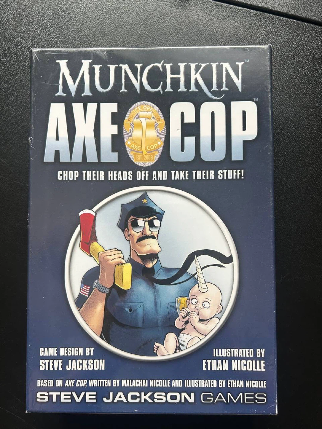 Munchkin original + Munchkin Axe Cop Board game New sealed - photo 2