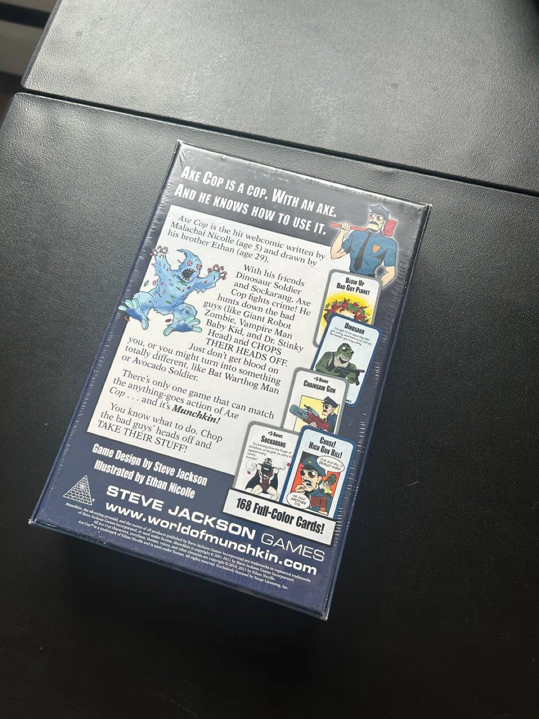 Munchkin original + Munchkin Axe Cop Board game New sealed - photo 4