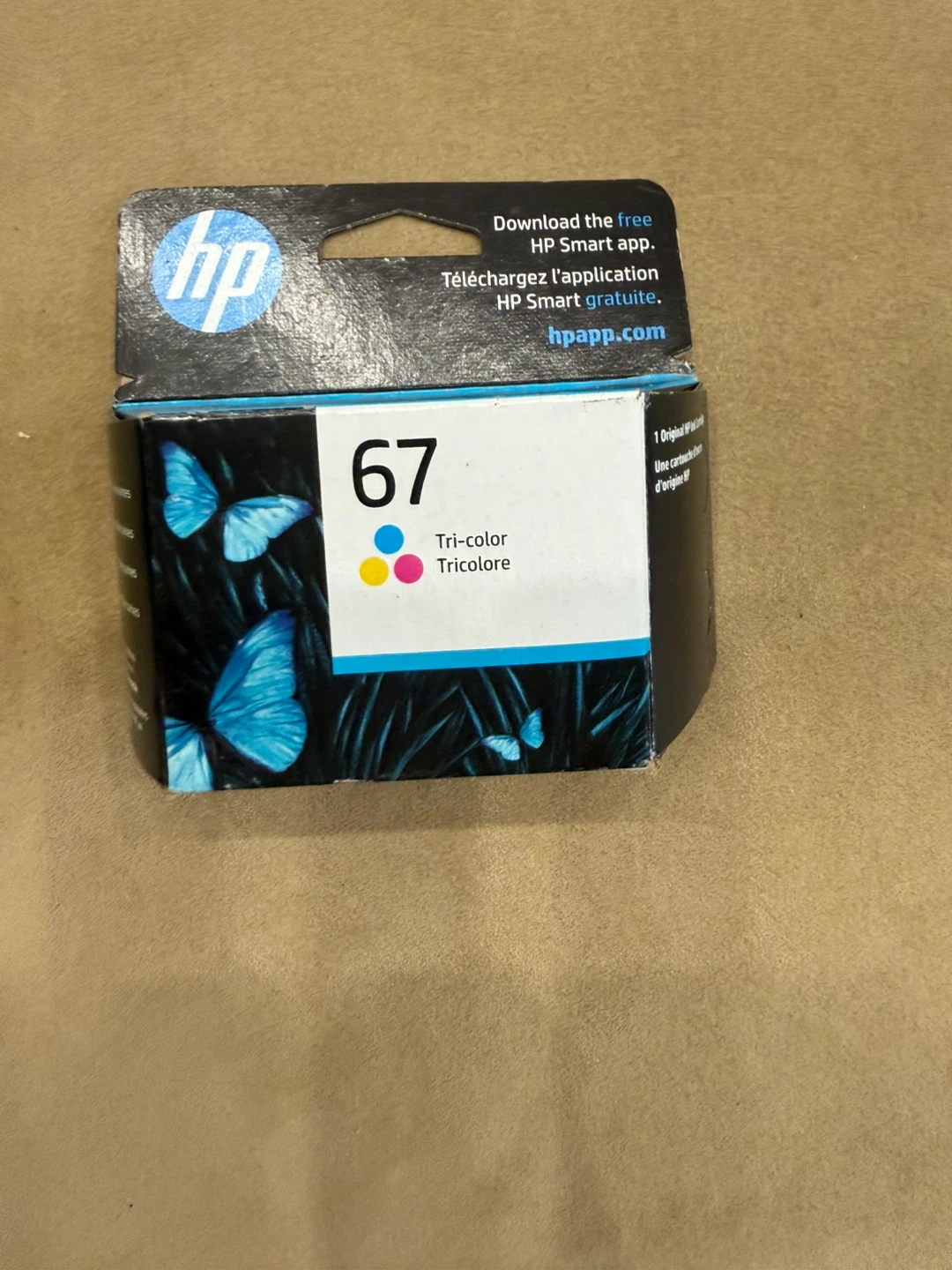 HP 67 Tri-color Ink Cartridge
