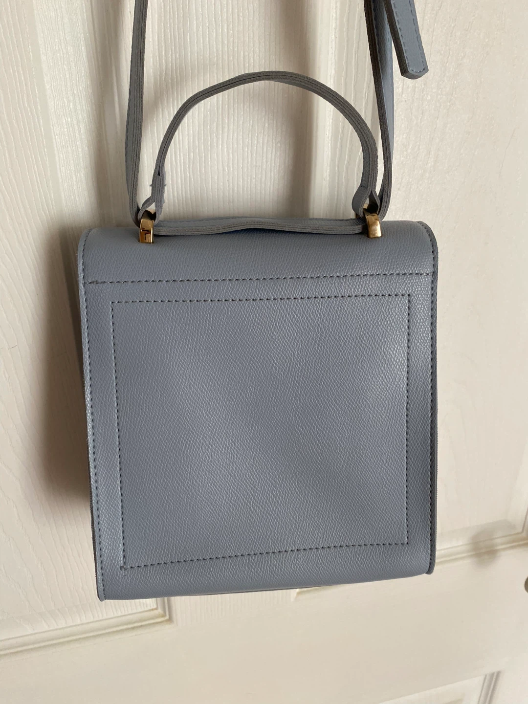 Light Blue Faux Leather crossbody bag - photo 2