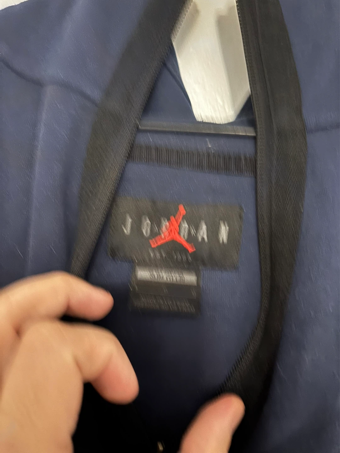 Jordan Navy Blue Full Zip Hoodie - photo 2
