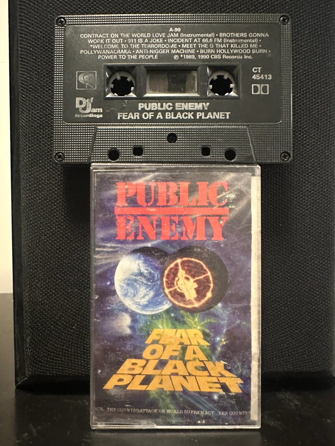 Public Enemy Fear of a Black Planet Cassette Tape