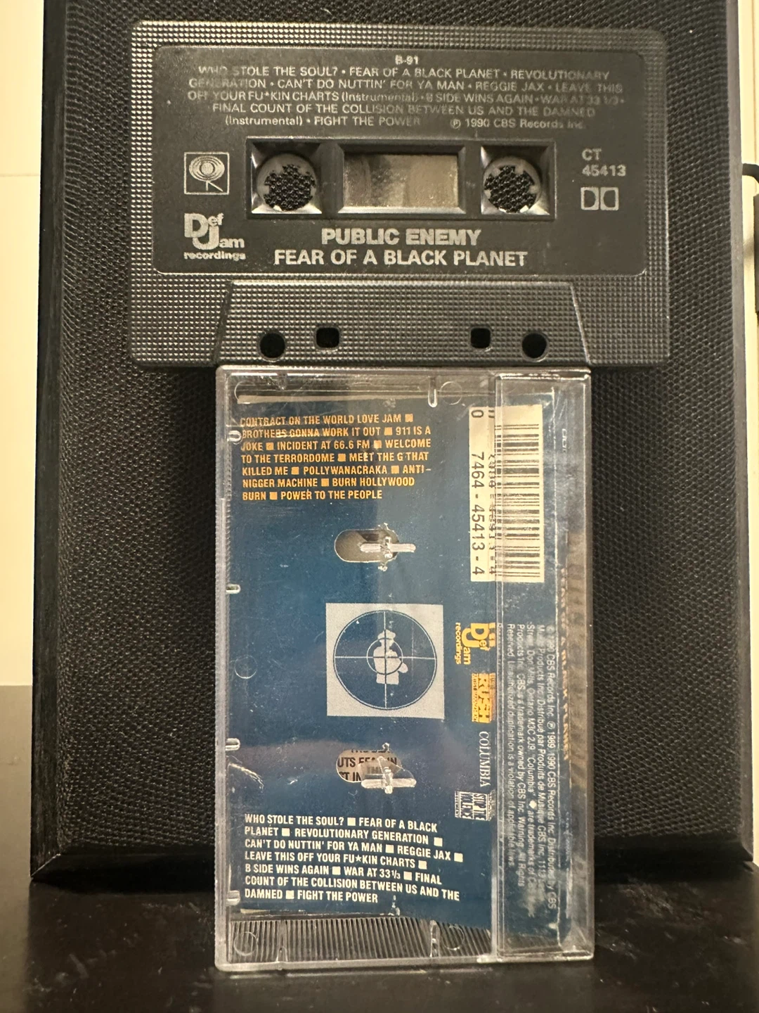 Public Enemy Fear of a Black Planet Cassette Tape - photo 2