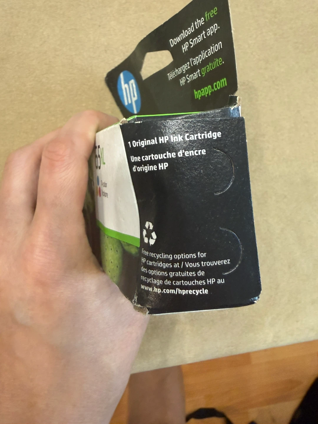 HP 65XL Tri-color Original Ink Cartridge - photo 3