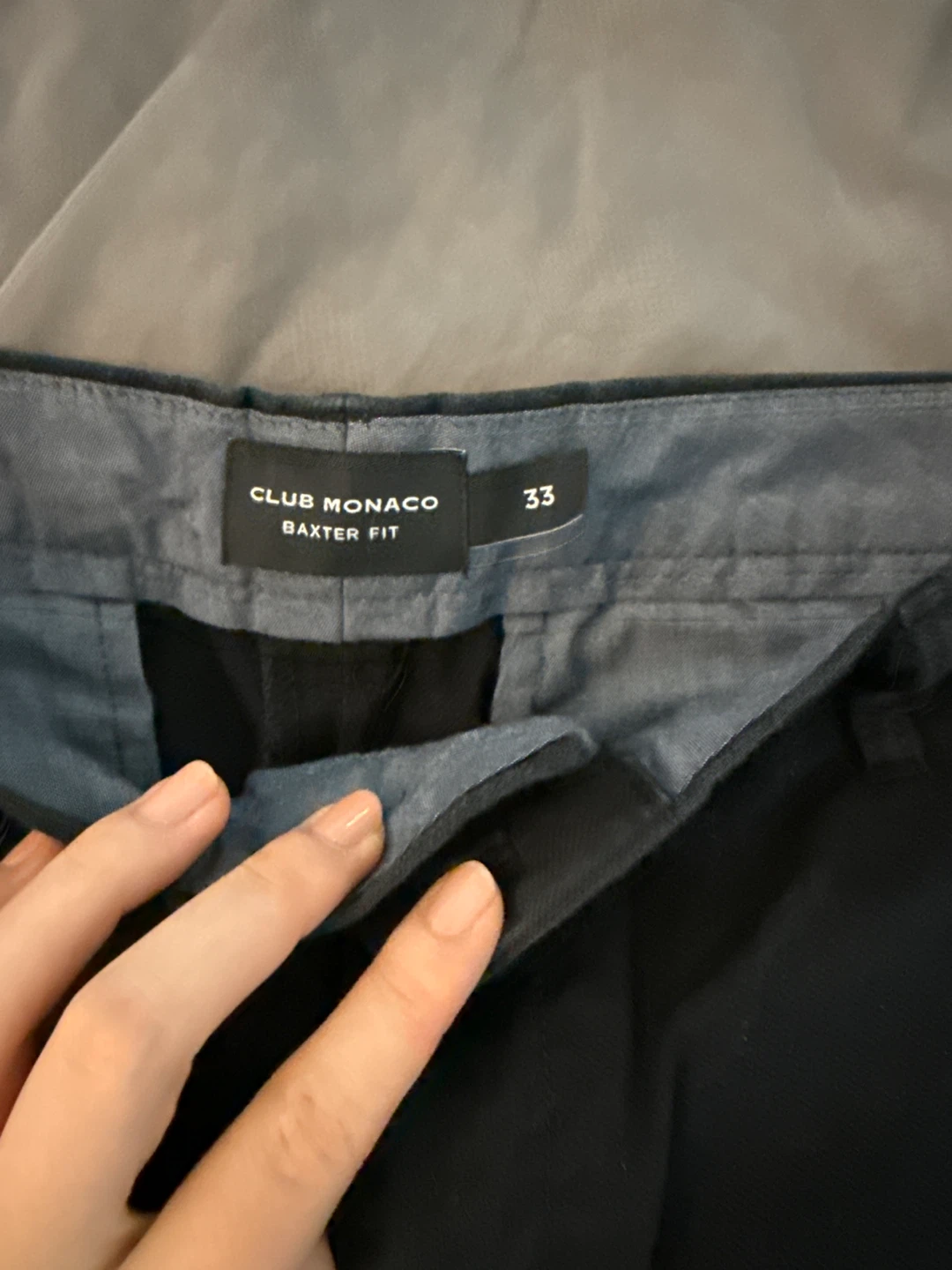 Club Monaco Baxter Fit Black Shorts Size 33 - photo 2