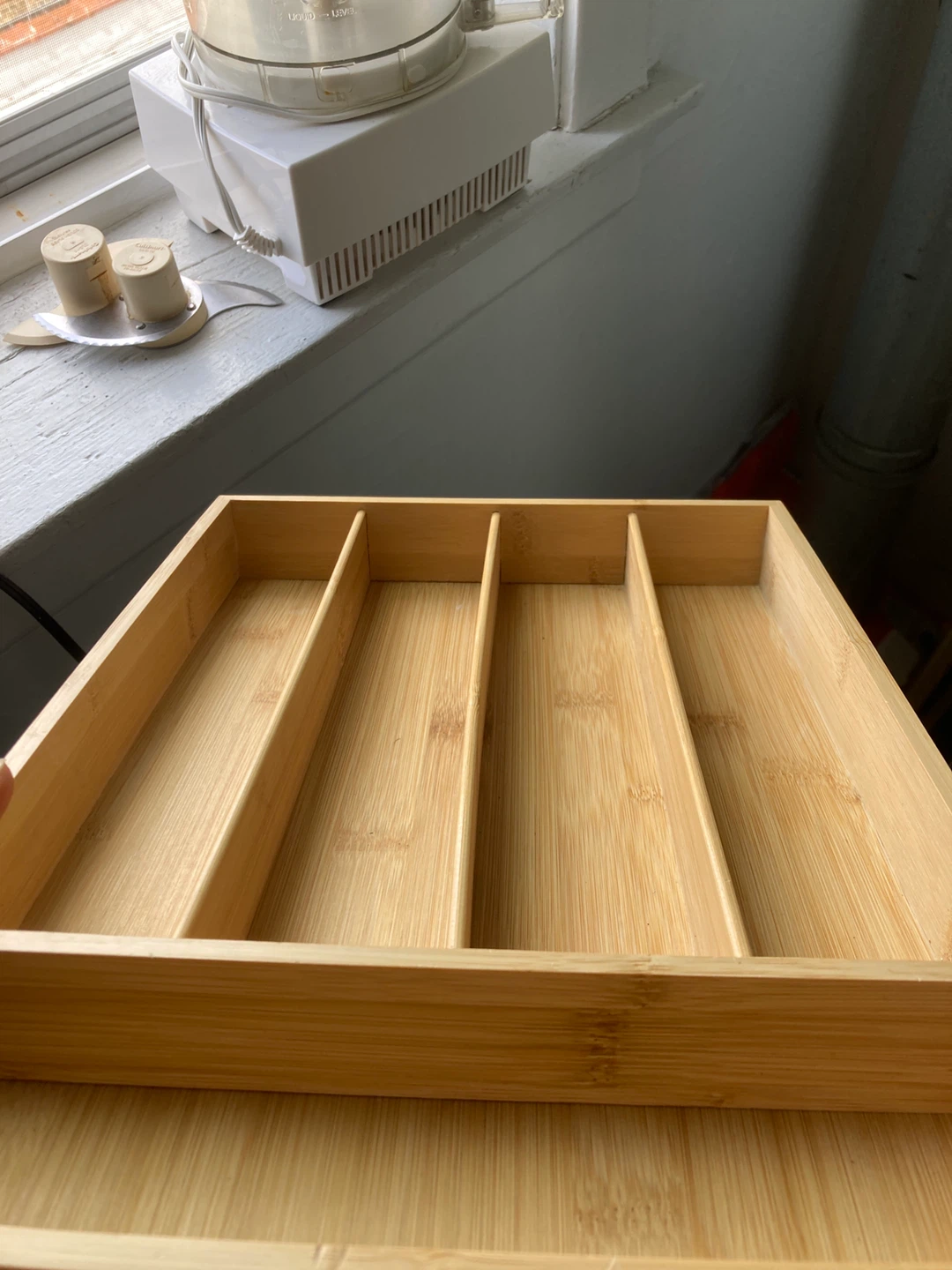 Bamboo Utensil Organizer Tray - photo 2