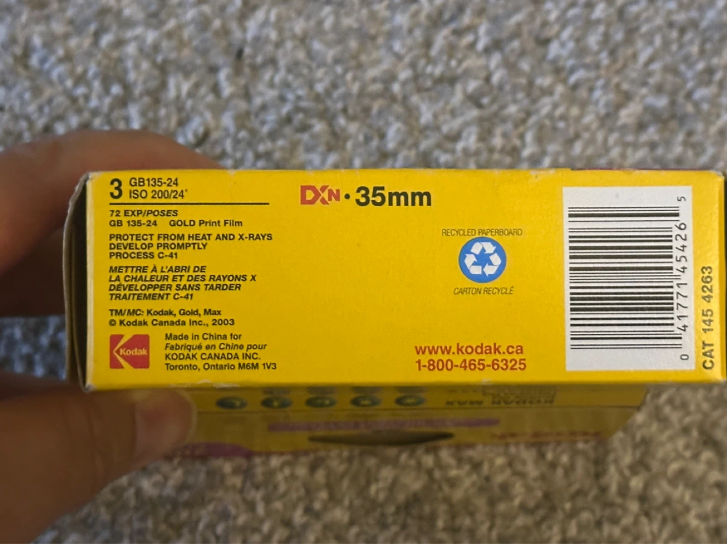 Kodak Gold 200 Film 3 Rolls. Sealed - photo 2