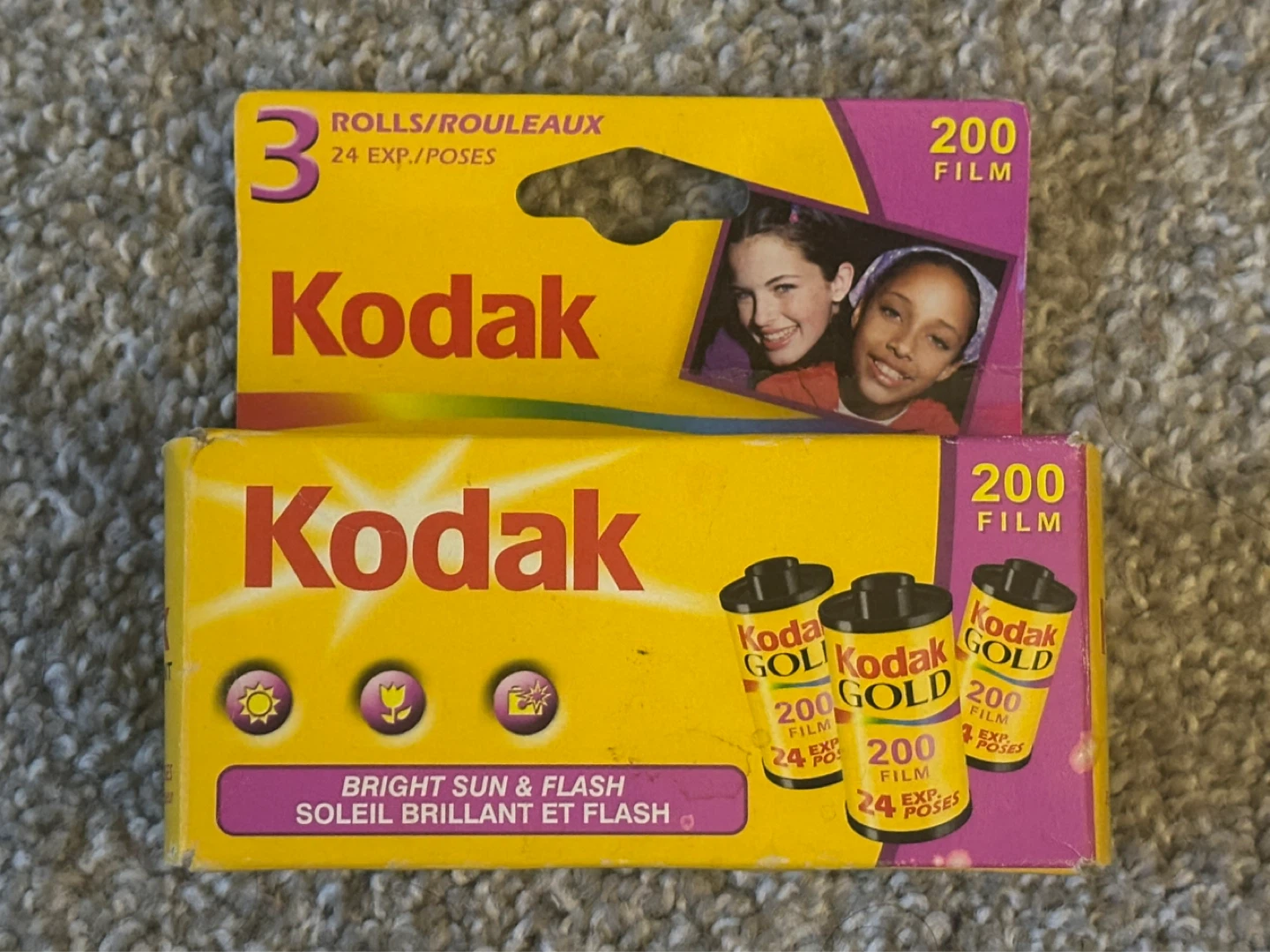 Kodak Gold 200 Film 3 Rolls. Sealed