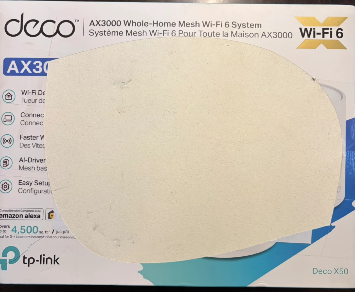 TP-Link Deco X50 AX3000 Whole-Home Mesh Wi-Fi 6 System (2-Pack) - photo 3