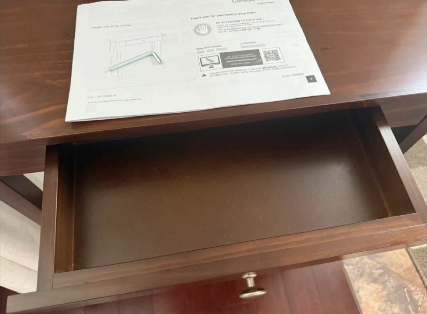 New!Console Table with Drawer - photo 3