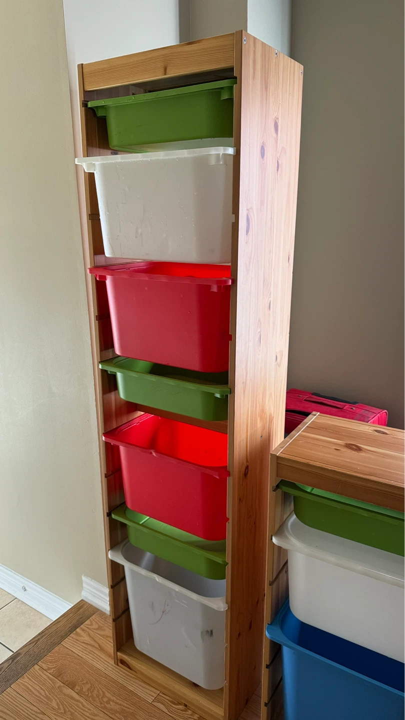 IKEA TROFAST Storage Unit with Bins - photo 2