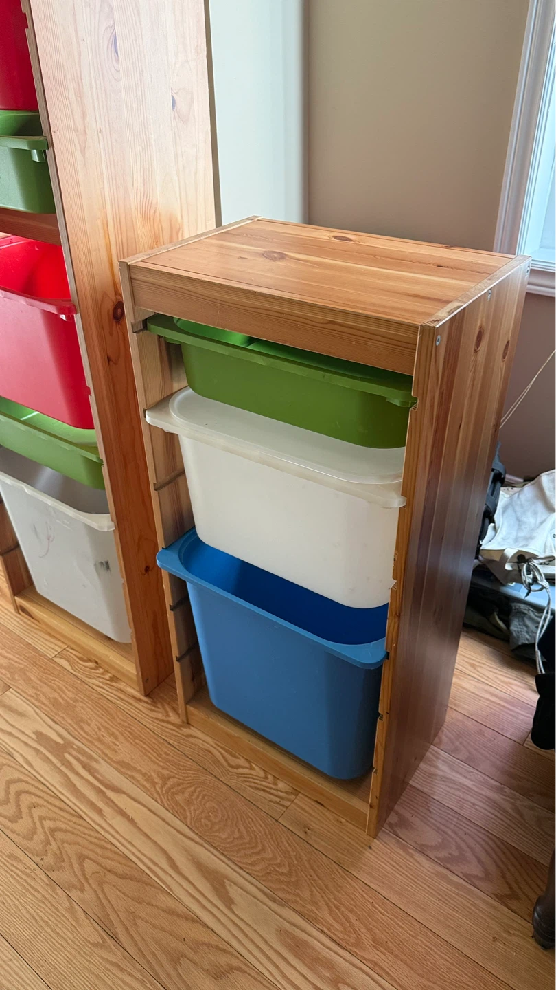 IKEA TROFAST Storage Unit with Bins - photo 3