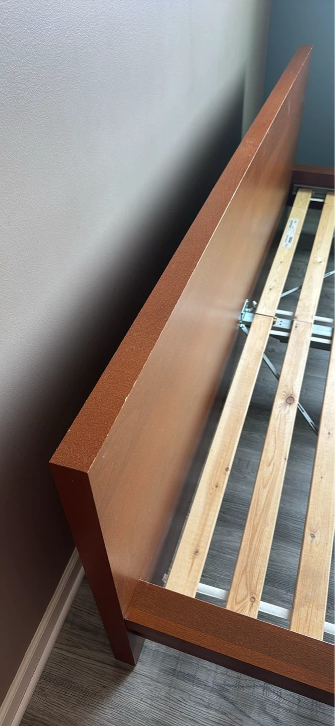 IKEA Malm - Wood Bed Frame with Headboard - photo 3