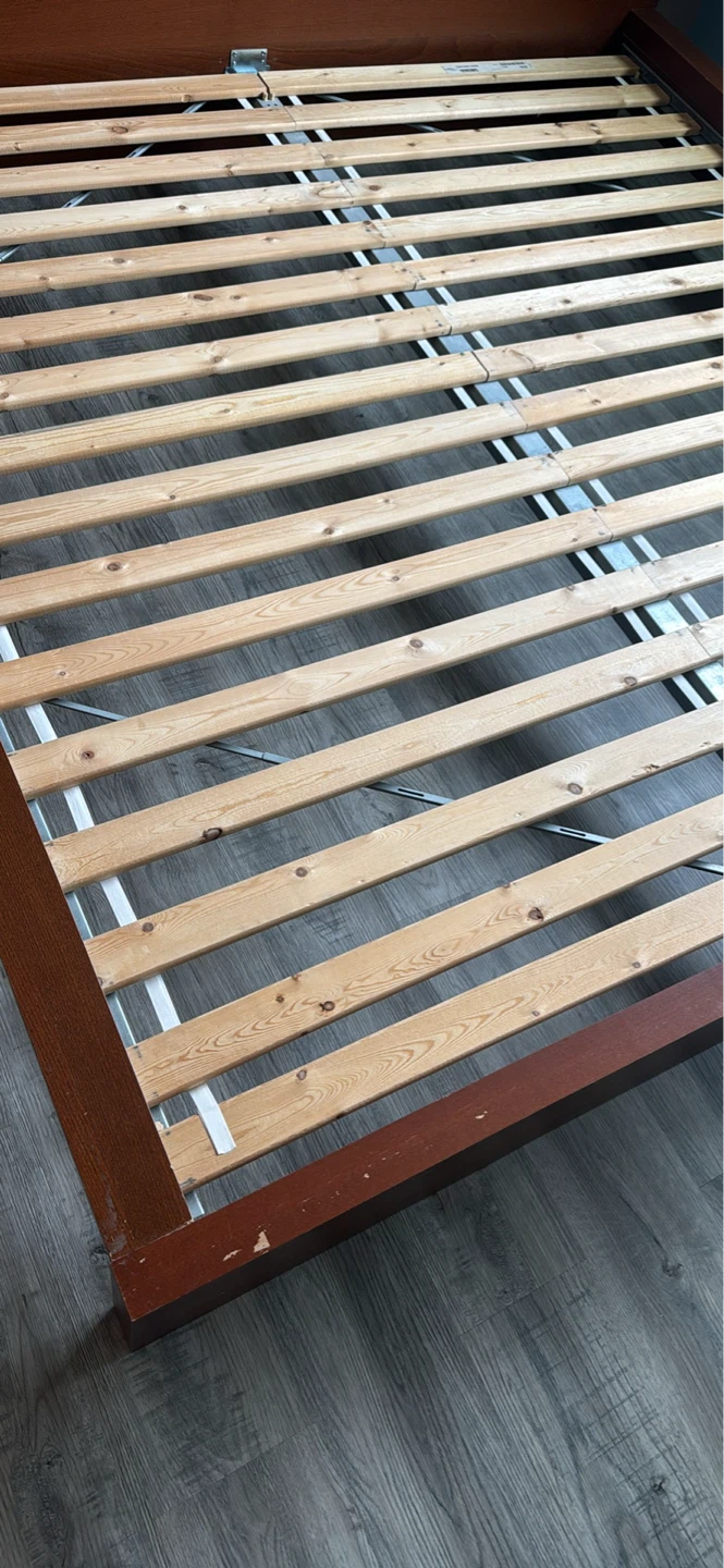 IKEA Malm - Wood Bed Frame with Headboard - photo 2